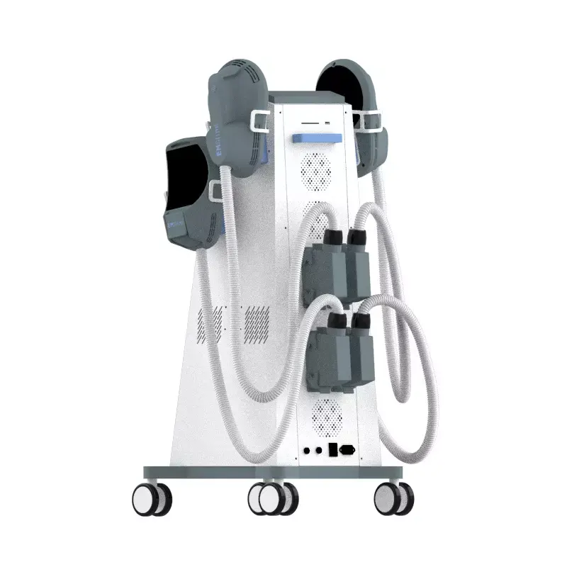 EMSLIM muscle stimulate machine — treatment application