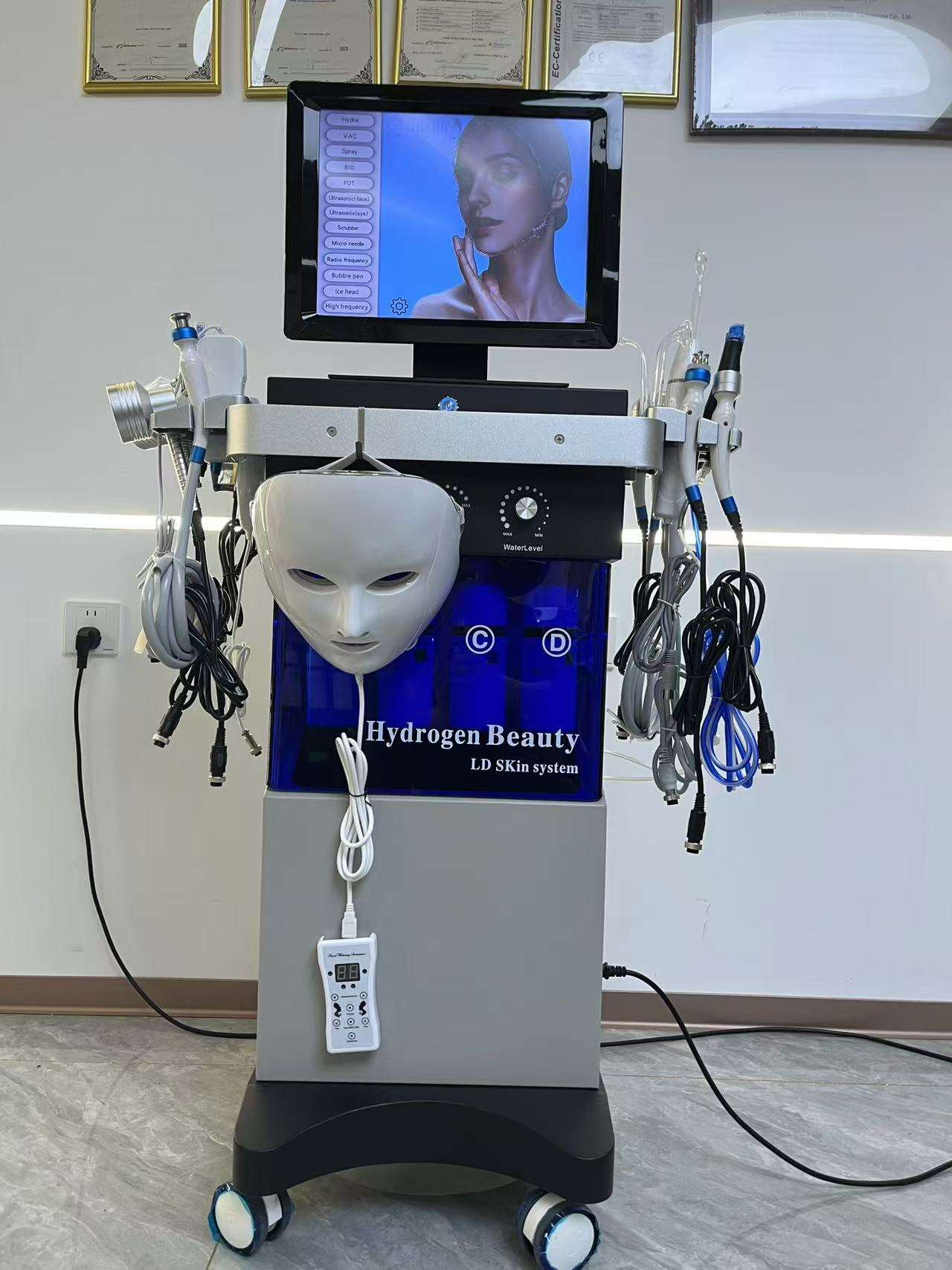 hydra facial machine — clinical results